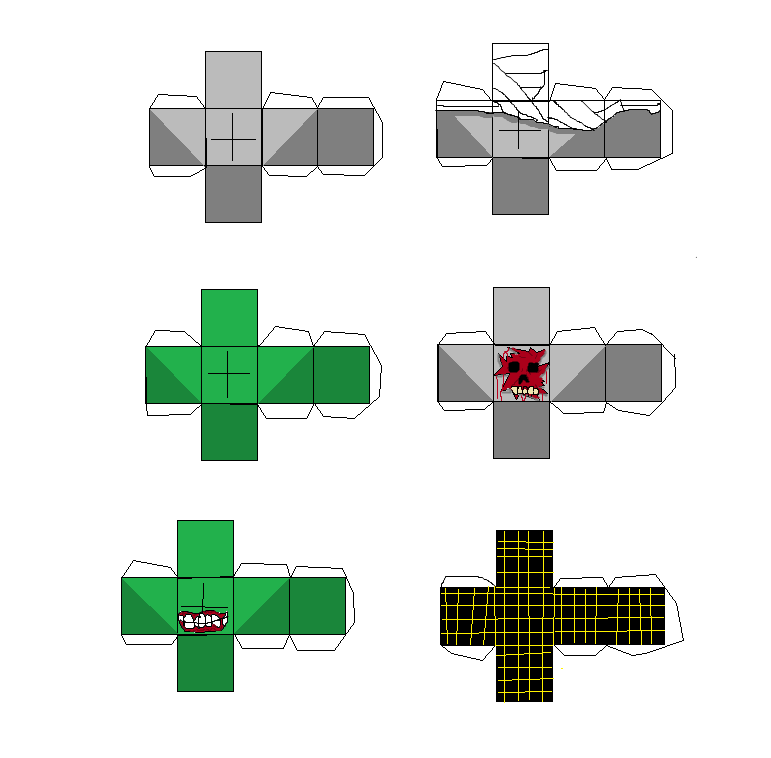 Pixel Papercraft - Level 0(backrooms)