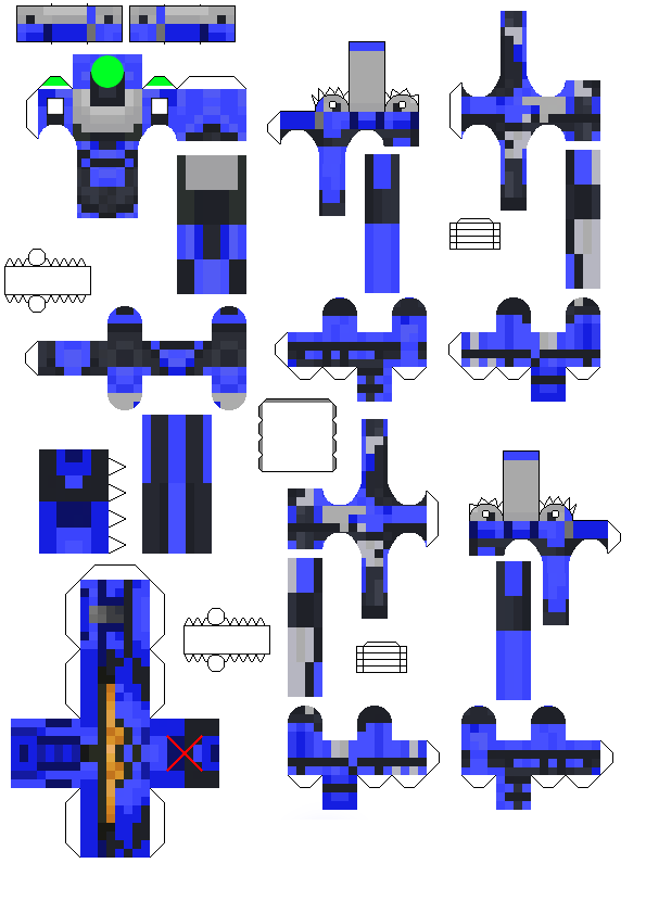 Minecraft Character Bendable Papercraft Generator