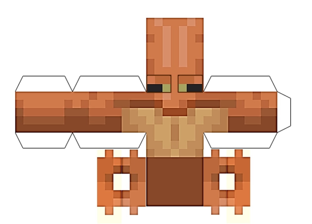 Minecraft Frog Papercraft