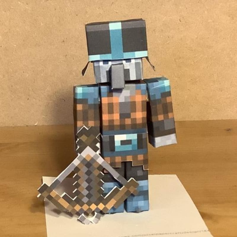 PAPERMAU: Minecraft - Guard Villager Paper Model - by 2ez - via Pixel  Papercraft