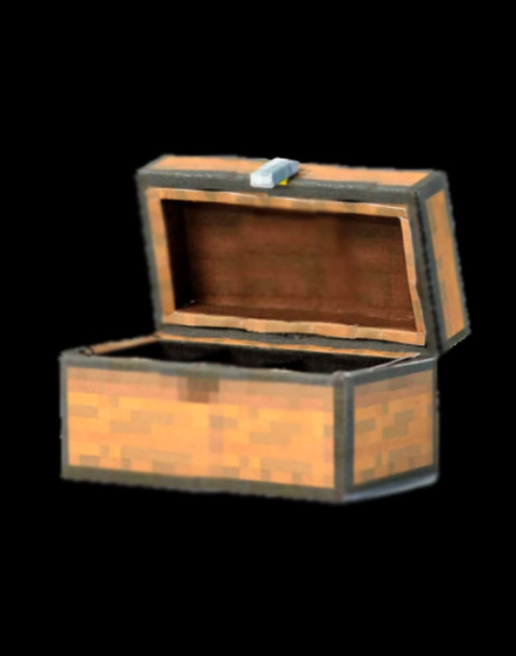 Minecraft Chest Papercraft 