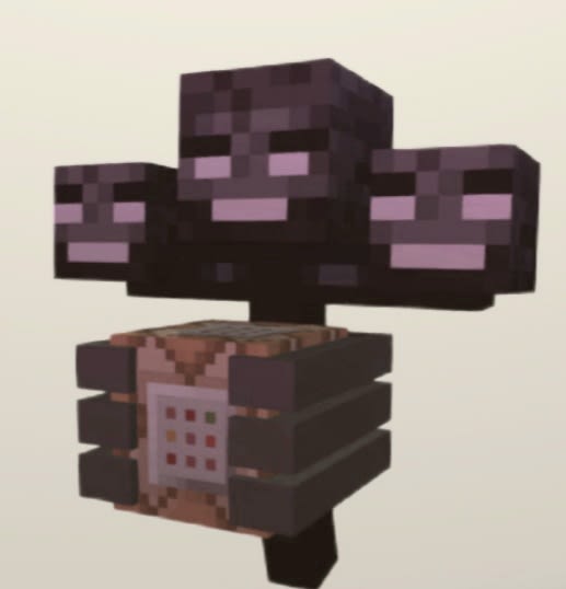 Minecraft papercraft wither storm