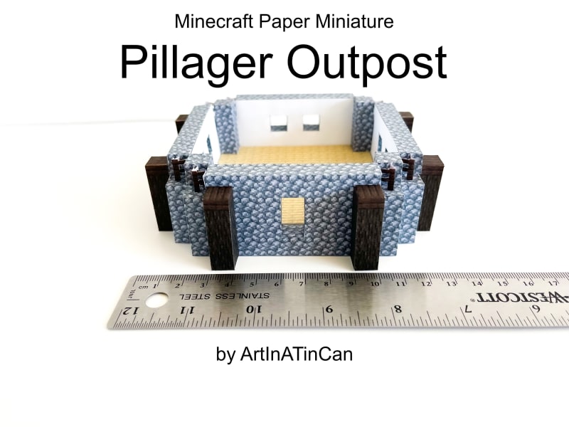 The Minecraft Pillager Papercraft Model. : r/papercraft