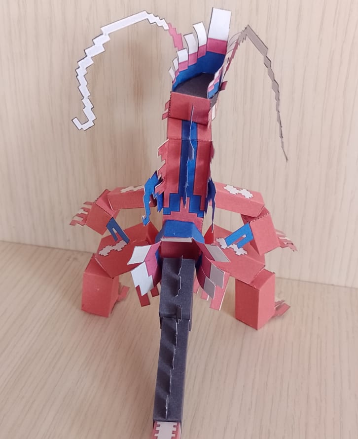 Pixel Papercraft - Koraidon (Pokemon Scarlet)