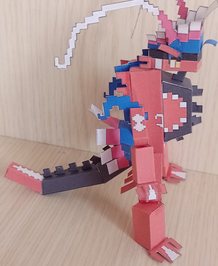 Pixel Papercraft - Koraidon (Pokemon Scarlet)