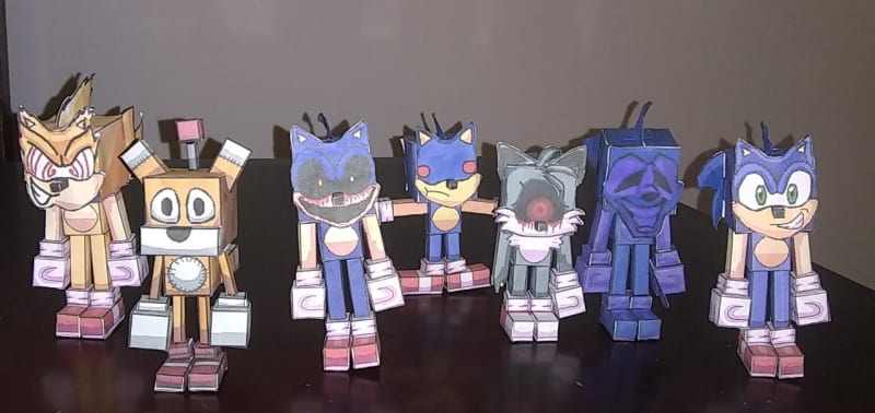 Pixel Papercraft - ROBLOX :v RAINBOW FRIENDS BLUE PAPERCRAFT