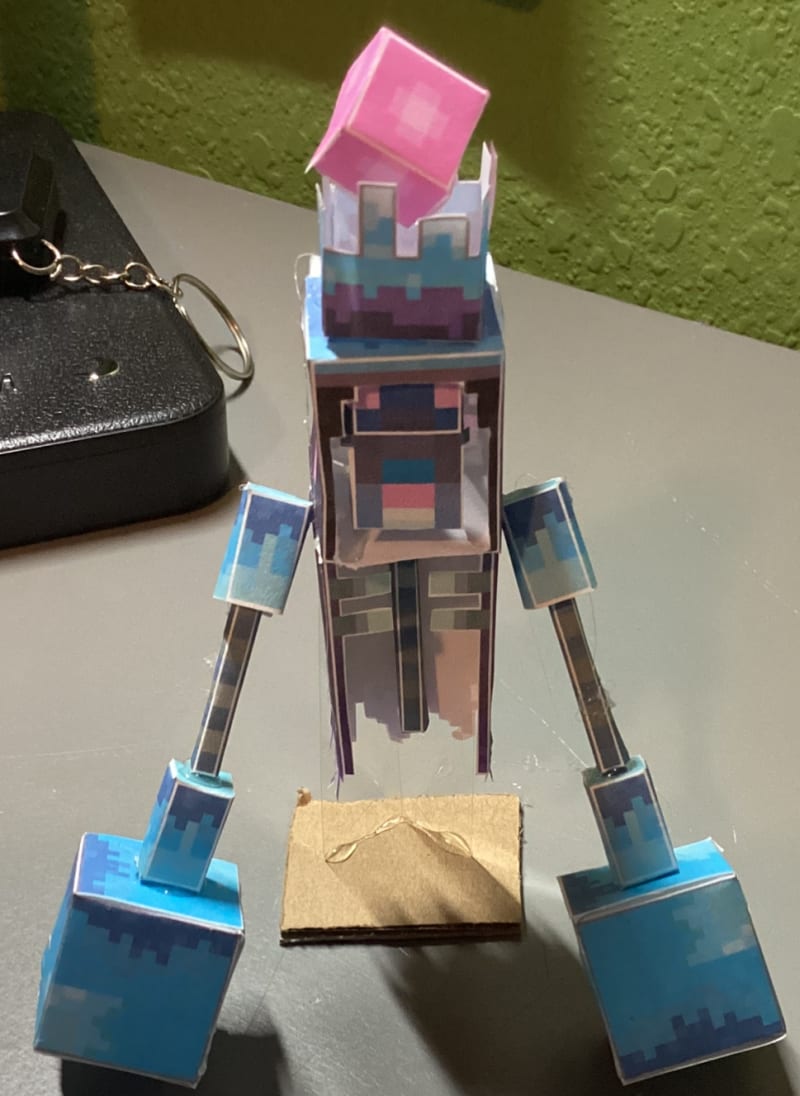 Minecraft Machine Papercraft