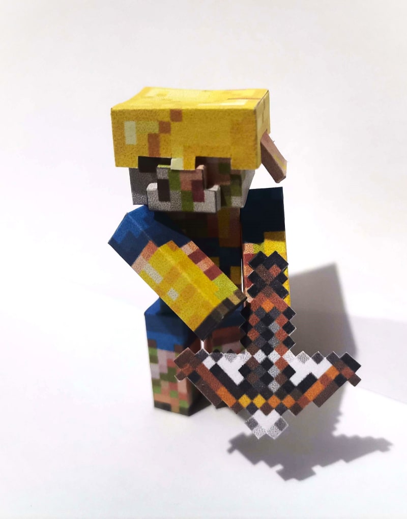 Miniaturas do Minecraft (papercraft) - Aprenda a fazer! 