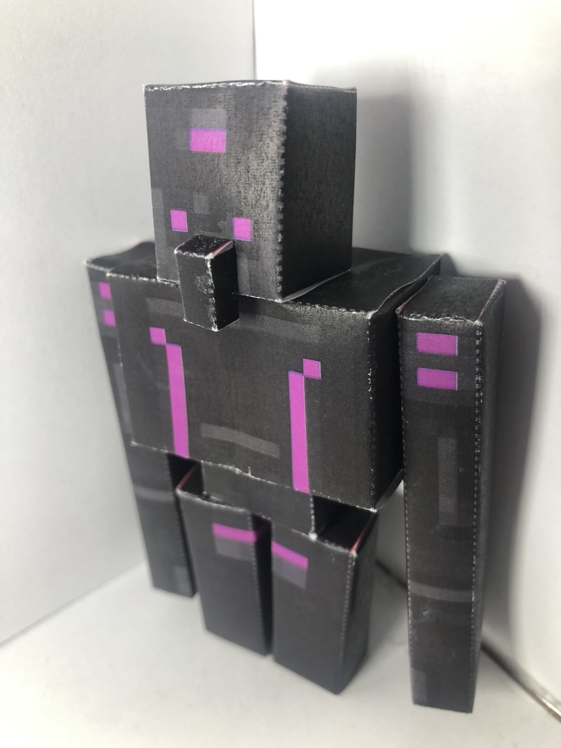 PAPERMAU: Minecraft - The Iron Golem Paper Model - by Oitansensei