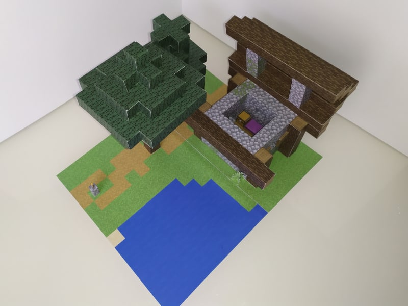 Craft Your Own Minecraft Village House Diorama with Papercraft - Beginner's  Tutorial 