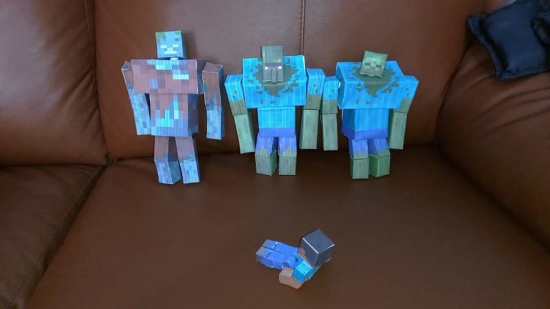 Pixel Papercraft - Steve (Minecraft)