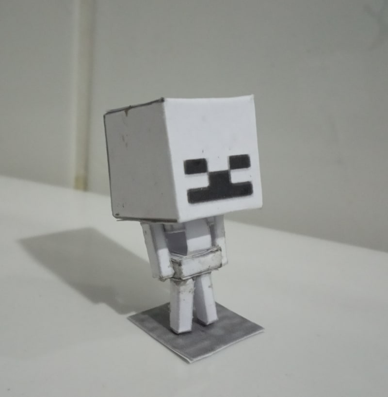 DIY Minecraft Skeleton From Scratch, Minecraft Papercraft Skeleton