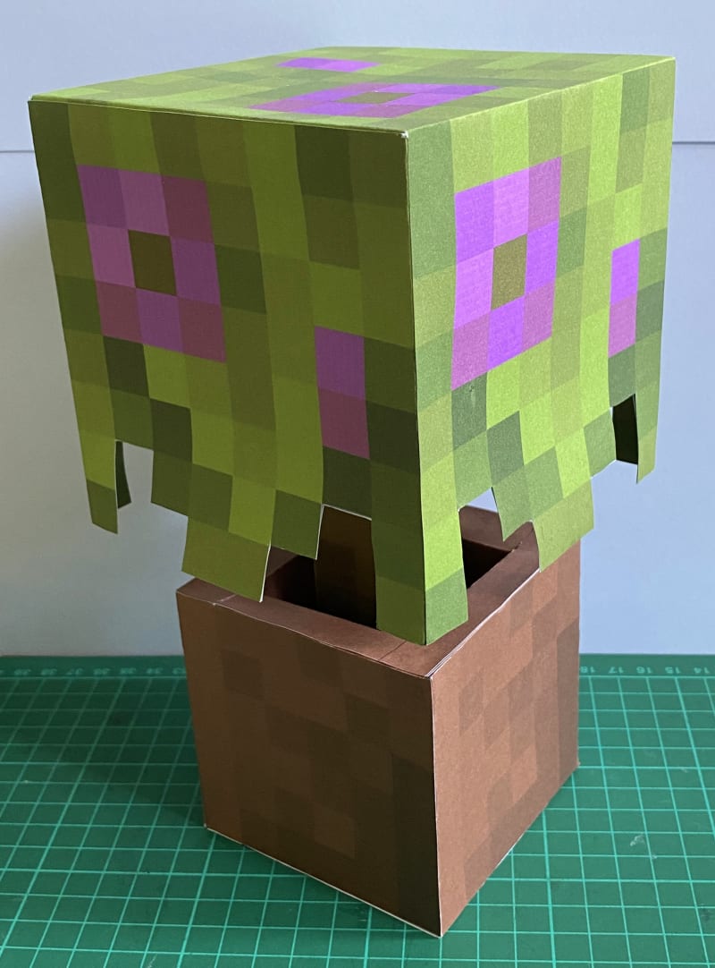 Pixel Papercraft - chiseled bookshelf (srfhelps)