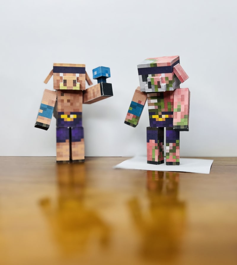 Minecraft Papercraft, paper model, Minecraft, This build is beautiful and  very therapeutic.⛏️💎 🎮KamiCH, By Pixel Heroes