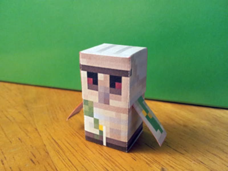 PAPERMAU: Minecraft - The Iron Golem Paper Model - by Oitansensei