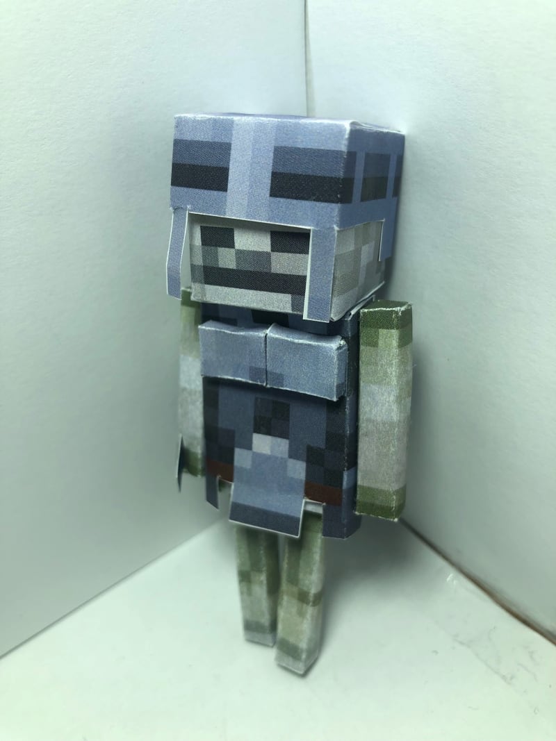 DIY Minecraft Skeleton From Scratch, Minecraft Papercraft Skeleton