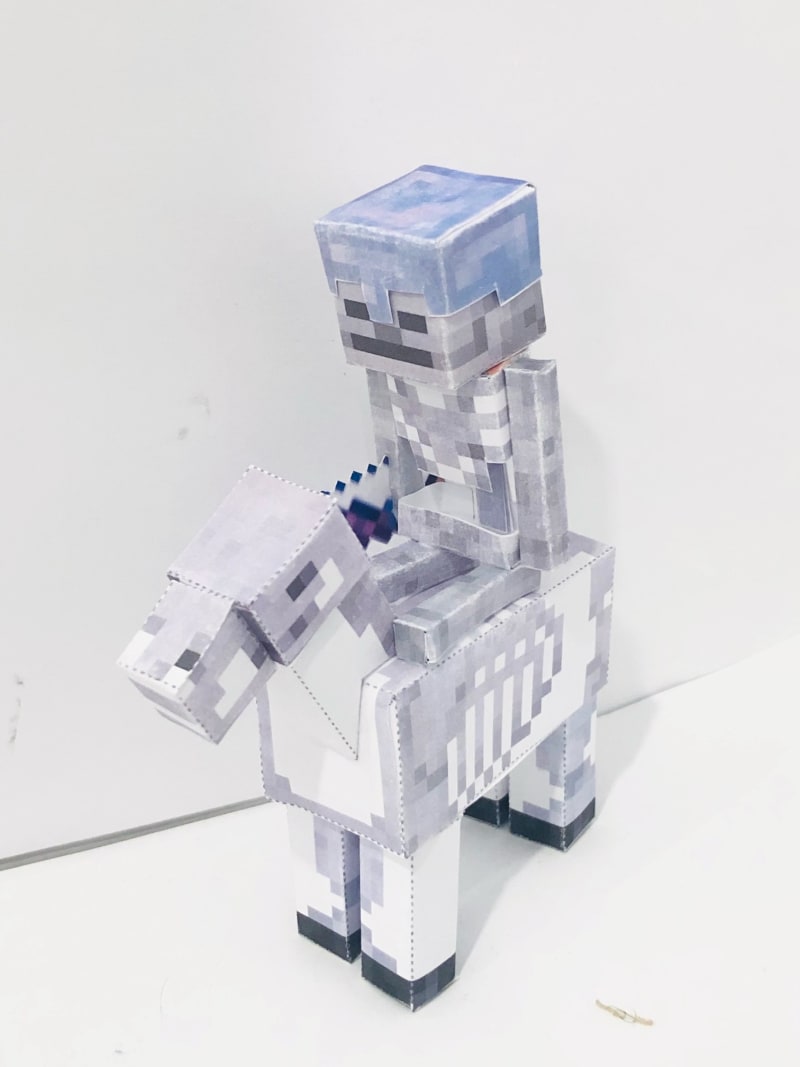 Skeleton Minecraft Papercraft  Free Printable Papercraft Templates