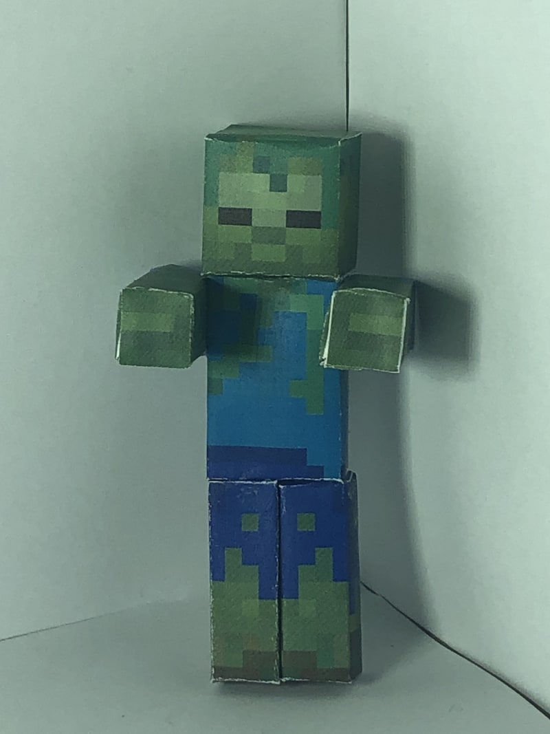 Minecraft Zombie Papercraft ! 