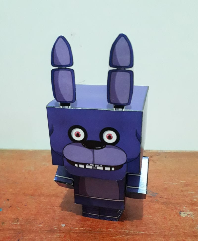 Pixel Papercraft - Bonny FNAF 1