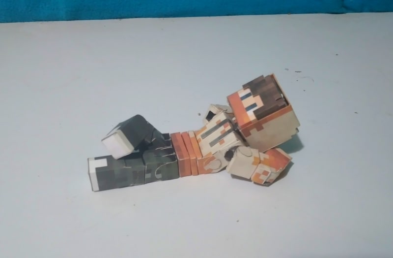 minecraft papercraft maravilla