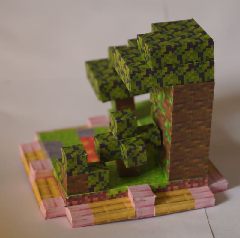 SET 4 - Minecraft Printable Papercraft Blocks