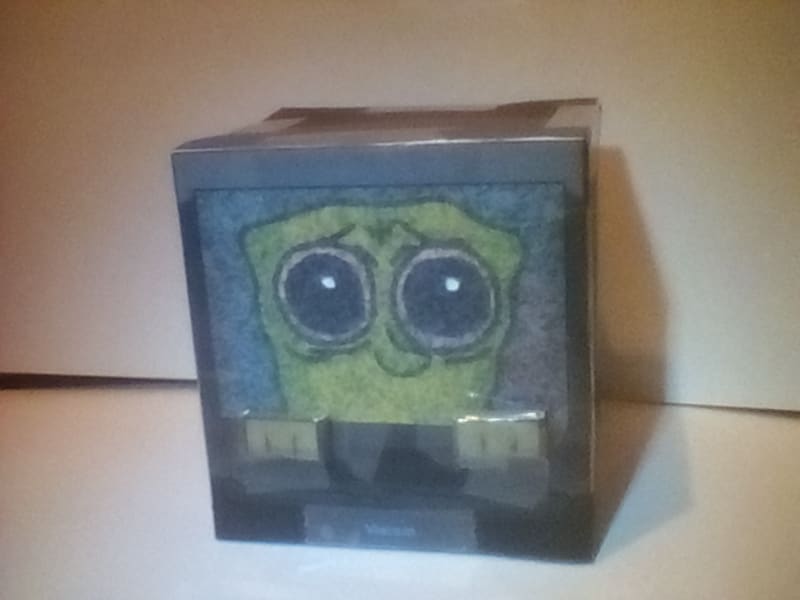 Pixel Papercraft - Bootleg Spongebob (Creepypasta)