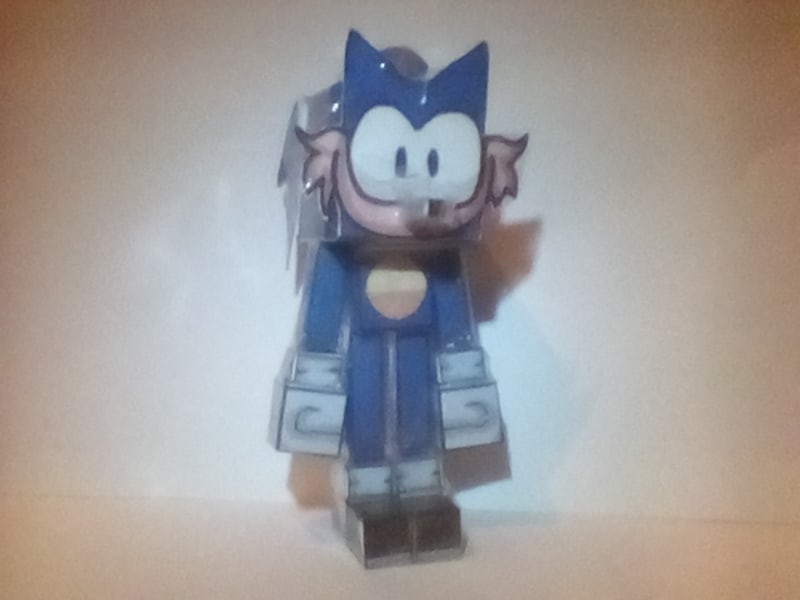 Pixel Papercraft - Exe (Fnf Vs Sonic.Exe Mod)