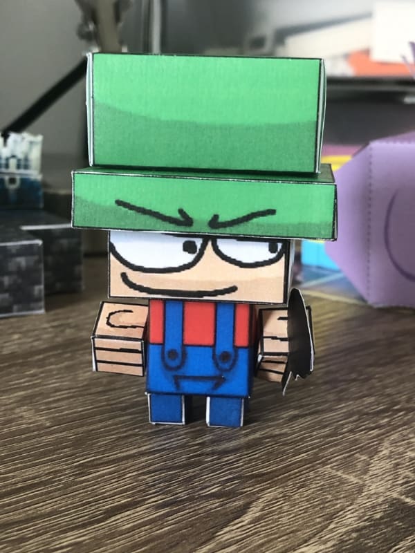 Pixel Papercraft - Sunky(Fnf D Sides Version)