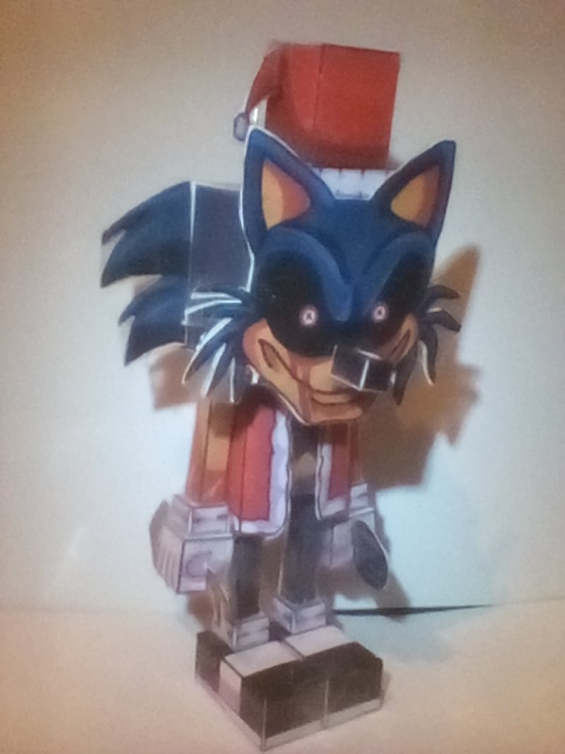 Pixel Papercraft - Lord X (Sonic.exe PC Port)