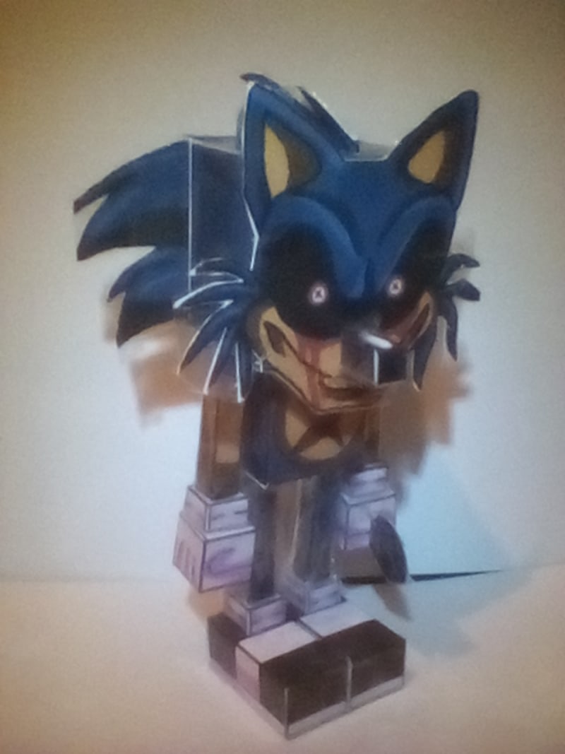 Pixel Papercraft - Lord X (Sonic.exe PC Port)