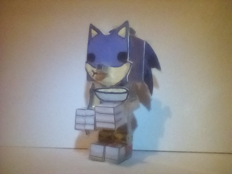 Pixel Papercraft - Sunky(Fnf D Sides Version)