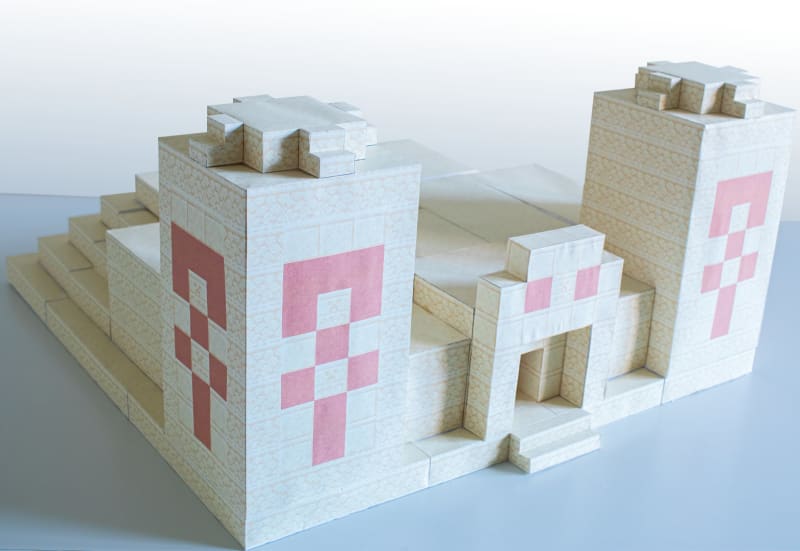 Pixel Papercraft - Designs with the tag desert temple