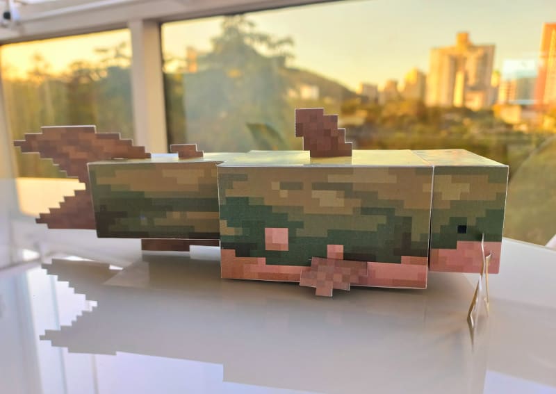 Papercraft Life Size Fishing Rod (Remade) in 2024