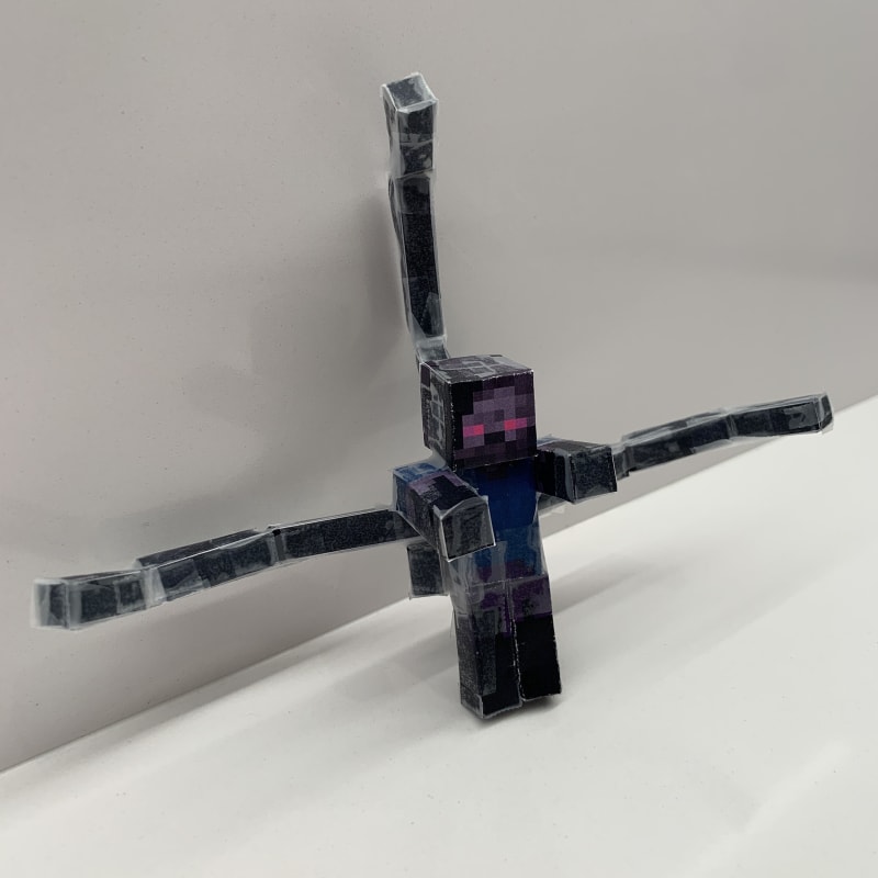 Minecraft papercraft wither storm