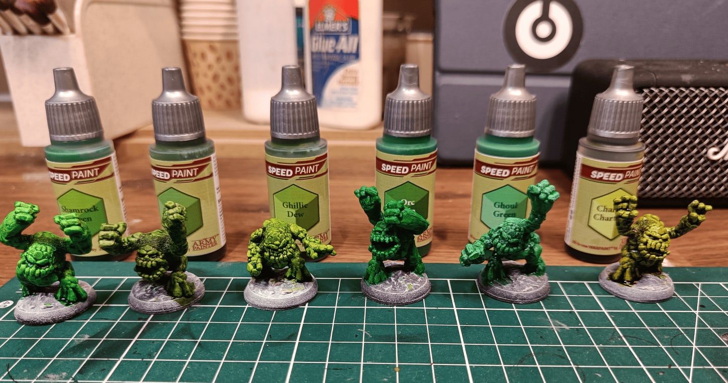 Stone Elementals Color Tests