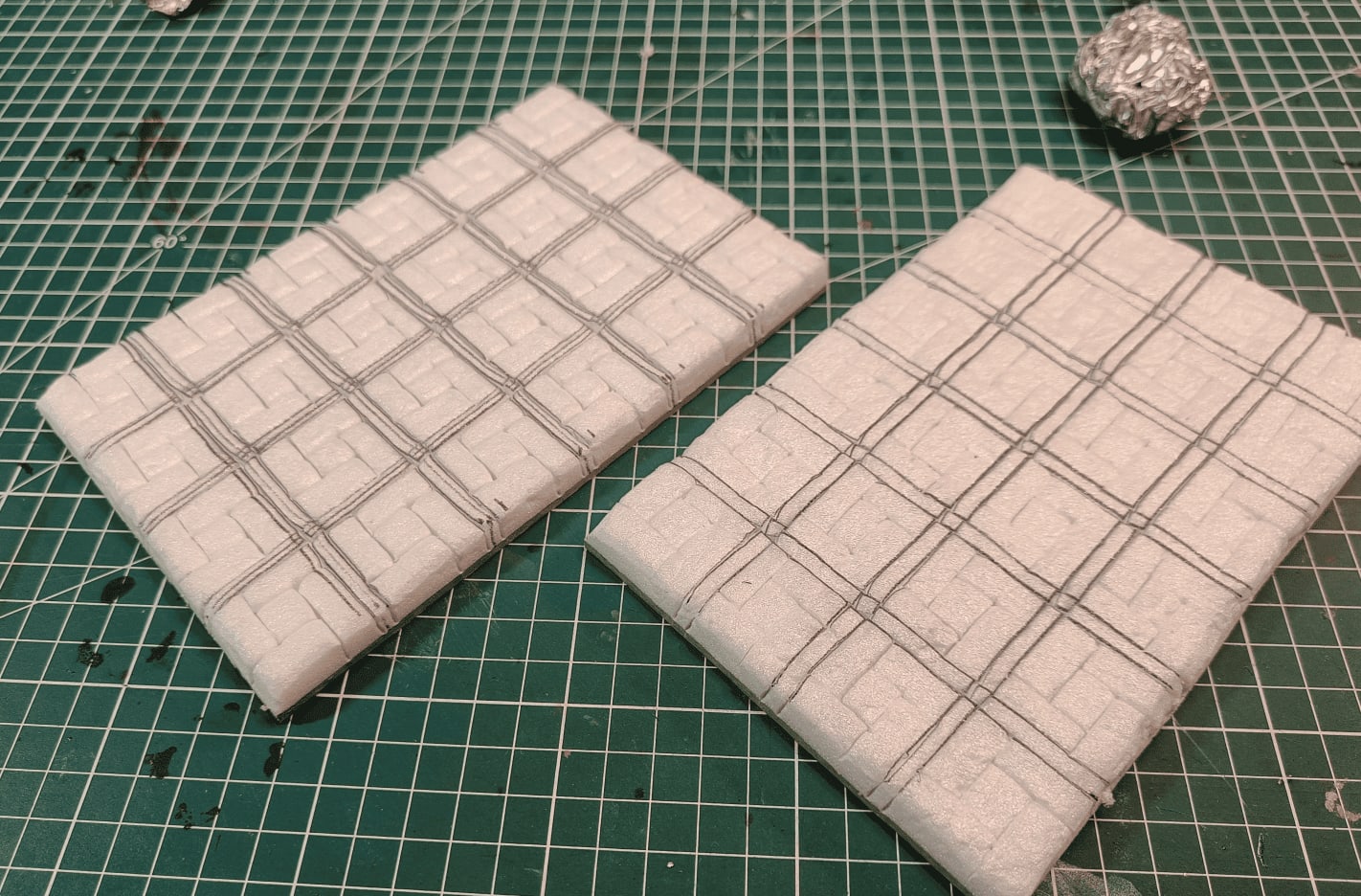 Complicated tile patterns that took long but don't show well