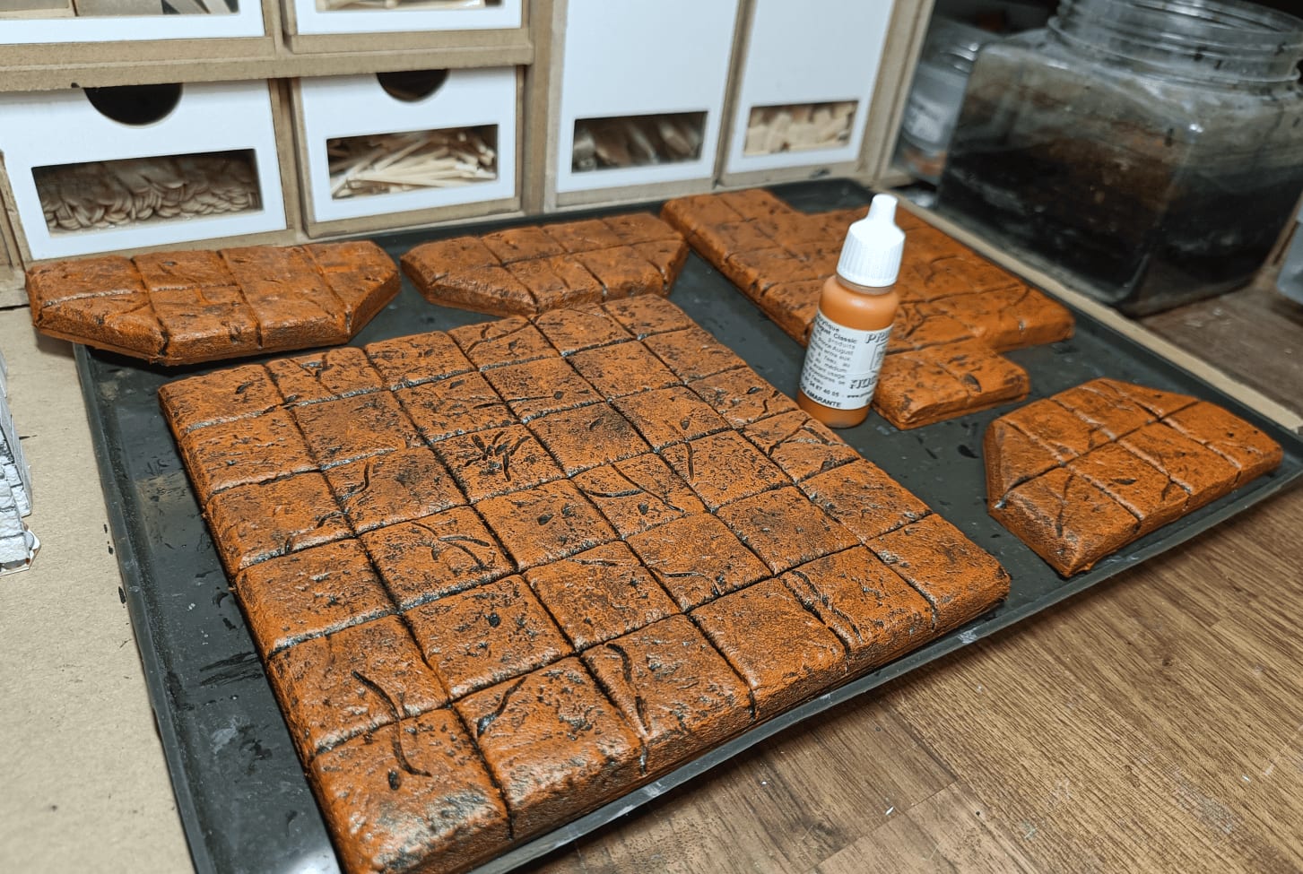 Additional drybrush layer making tiles look much better
