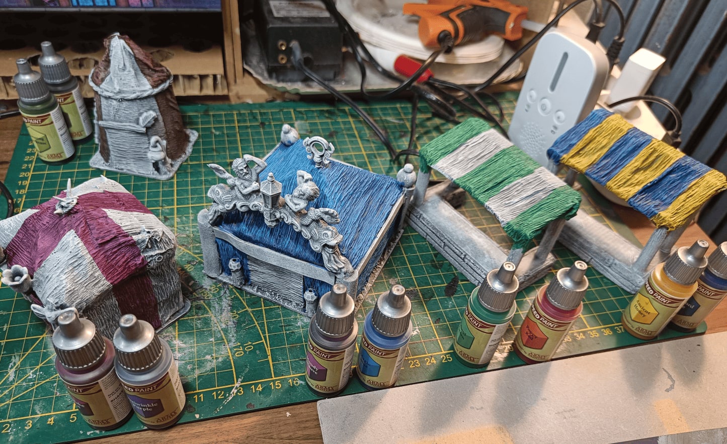 Starting to paint with bright Speedpaint colors