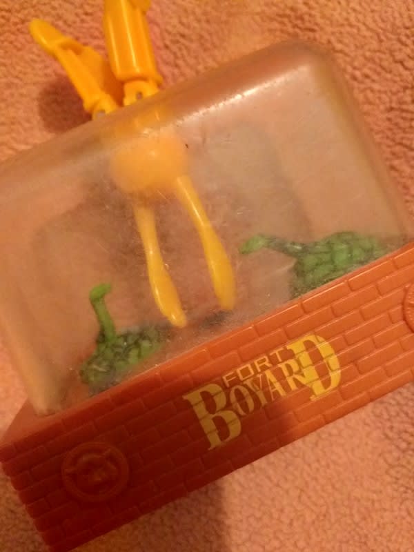 Happy Meal toy into snakes