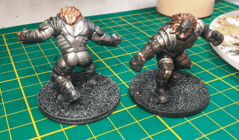 Heroclix Girder as an Iron Golem