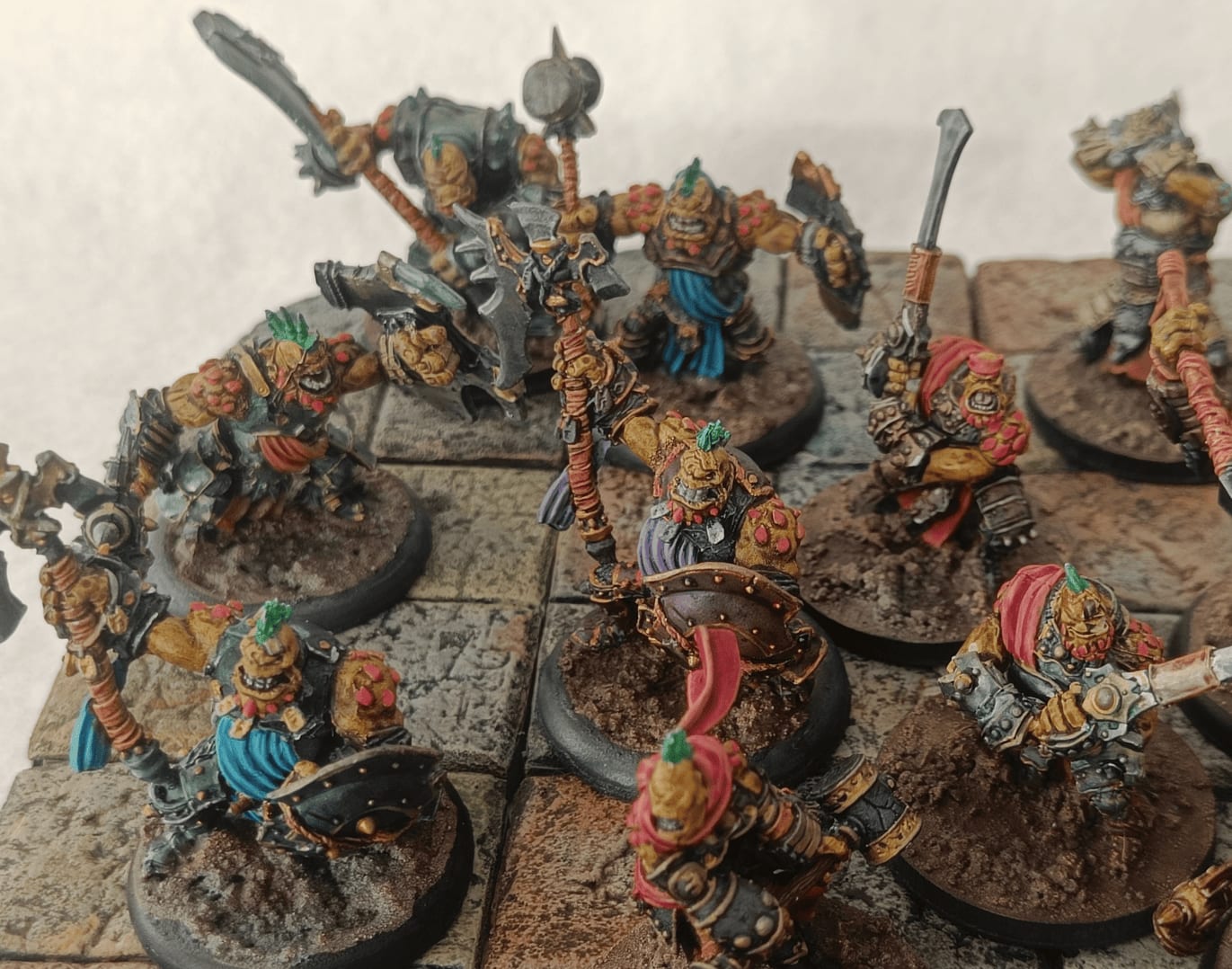 Group shot showing intimidating hobgoblins ready for encounters