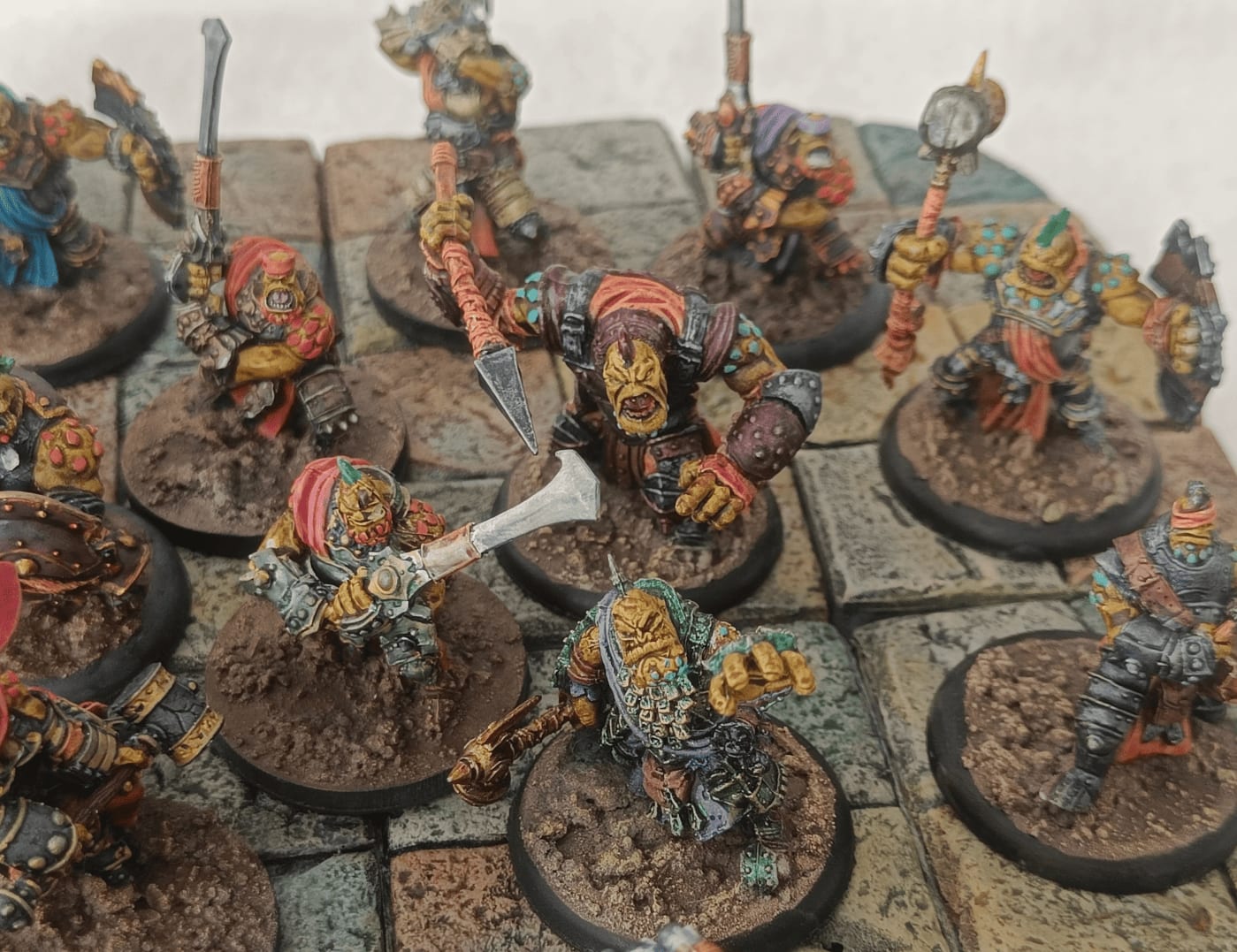 Final beauty shot of almost twenty painted hobgoblins