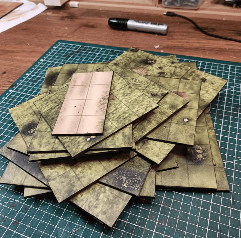 Laminated Cardboard Tiles