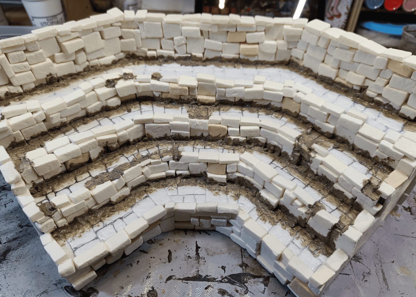 Paint Rack to Miniature Display Stairs WIP