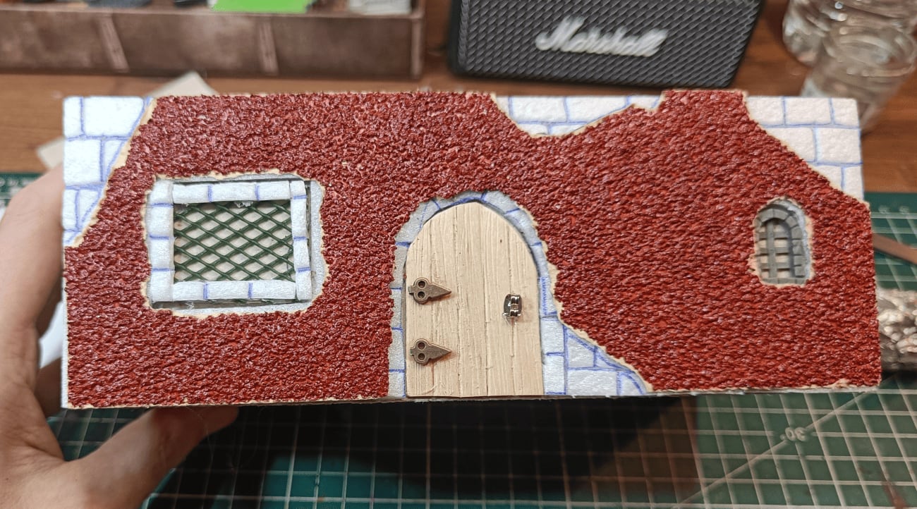 Long building with foam perimeter showing construction mistakes