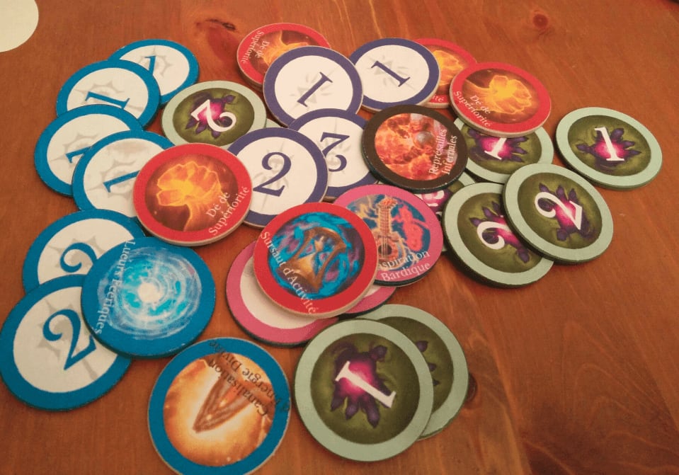 Spell and abilities tokens