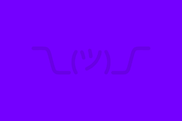 Shrugging character to illustrate empty state