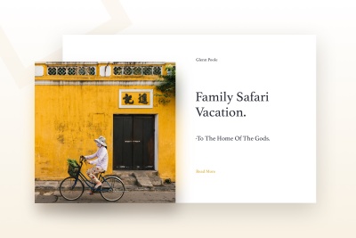 Travel Blog Web Template