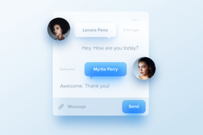 Blue Messenger Chat App