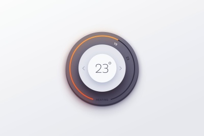 Thermostat Knob UI